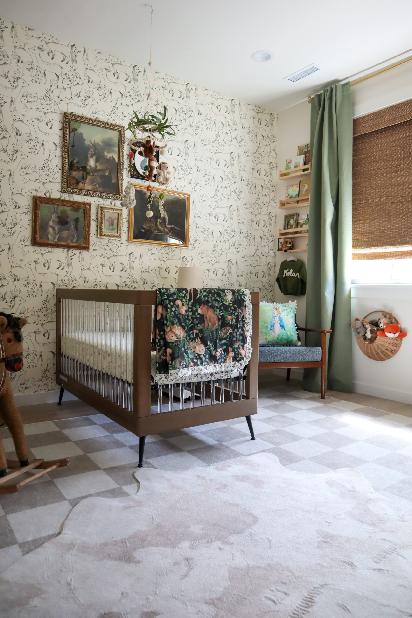 Into the Enchanted Woods: Unveiling our Vintage Woodland-Themed Nursery ...
