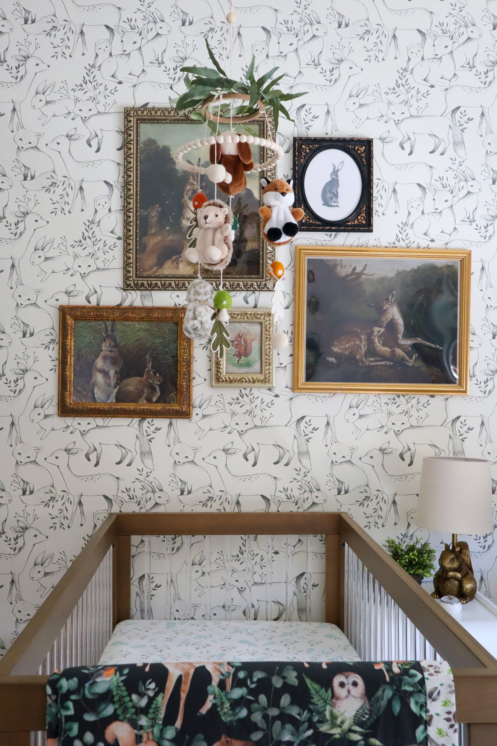 Into the Enchanted Woods: Unveiling our Vintage Woodland-Themed Nursery ...