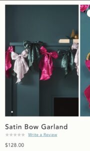 DIY Bow Garland: Create an Anthropologie-Inspired Satin Bow Garland for